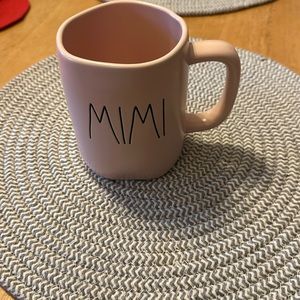 Rea Dunn coffee mug. No chips. Pink/white. New condition